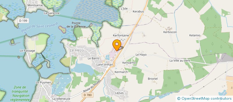 localisation de l'entreprise GOLFE ELECTRICITE  SURZUR