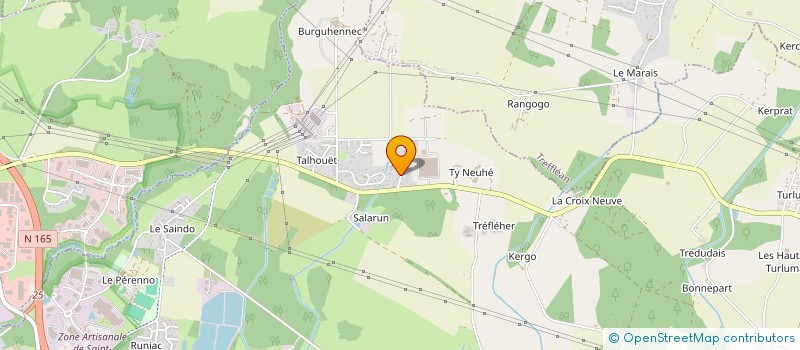 localisation de l'entreprise GOLFE NET à THEIX-NOYALO