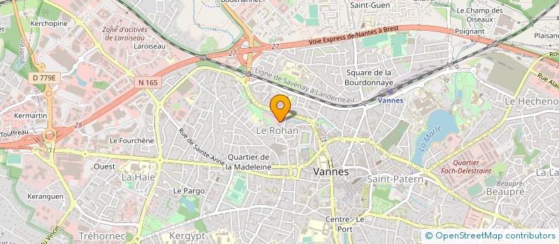 localisation de l'entreprise GOLFE OUEST IMMOBILIER à VANNES