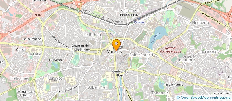 localisation de l'entreprise GOLFE S.T.R.I.M. à VANNES