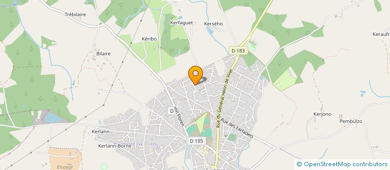 localisation de l'entreprise GOLFE SECURITE INCENDIE  SURZUR