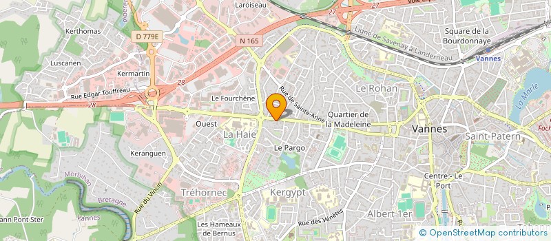 localisation de l'entreprise GOLFE SERVICE à VANNES