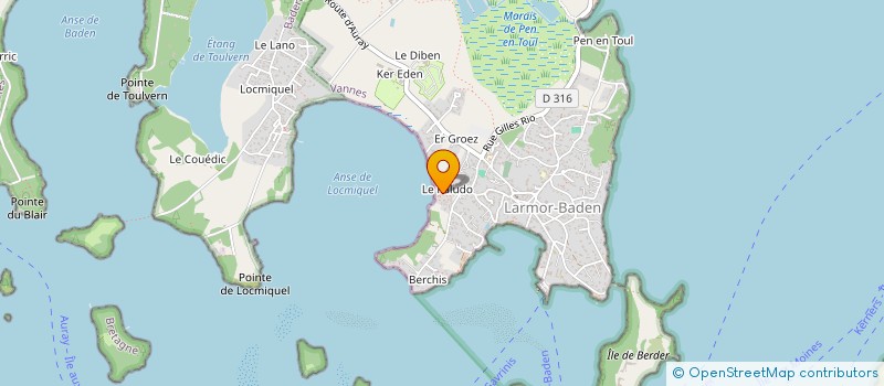 localisation de l'entreprise GOLFE SERVICE à BADEN