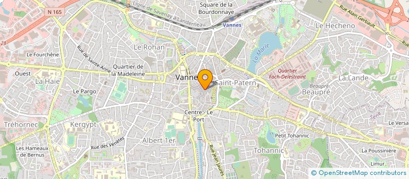 localisation de l'entreprise GOLFE TROTTERS à VANNES