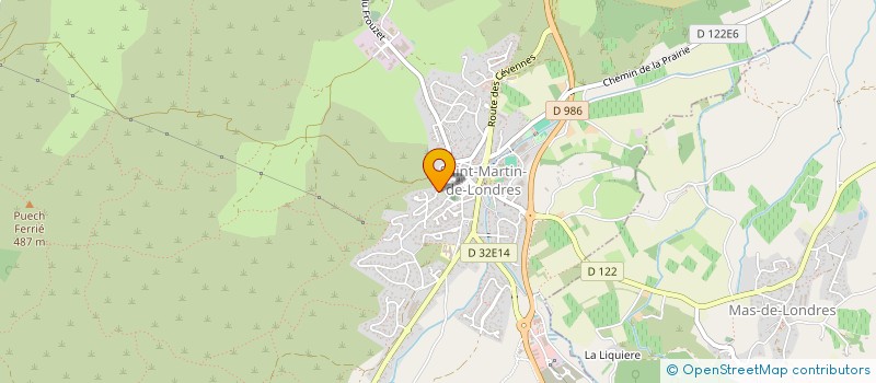 localisation de l'entreprise GOLFER EN FRANCE à SAINT-MARTIN-DE-LONDRES