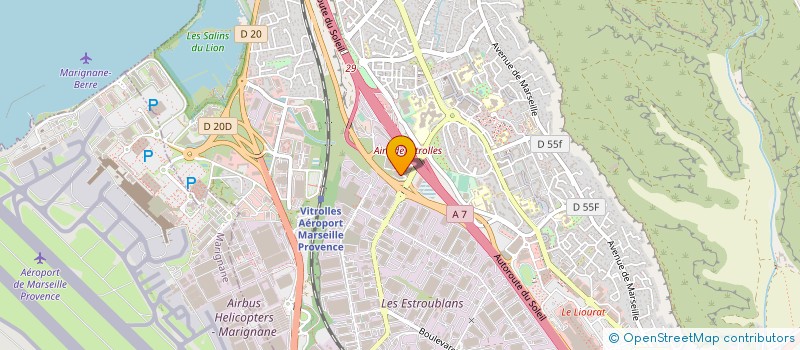 localisation de l'entreprise GOLFI à VITROLLES