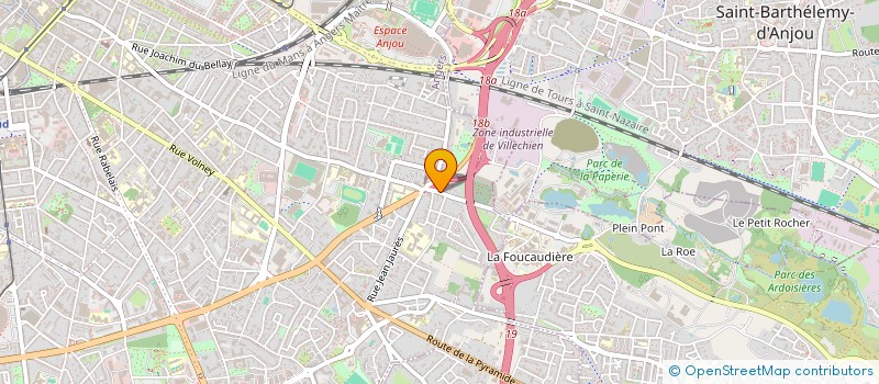 localisation de l'entreprise GOLFIER à ANGERS