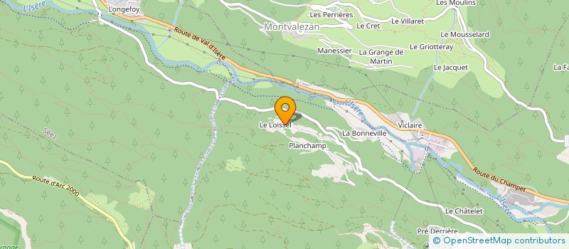 localisation de l'entreprise GOLFIERE  VILLAROGER