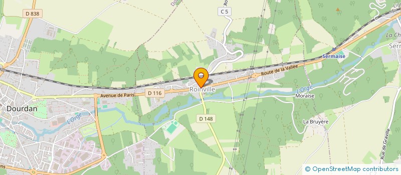 localisation de l'entreprise GOLFIMO à ROINVILLE