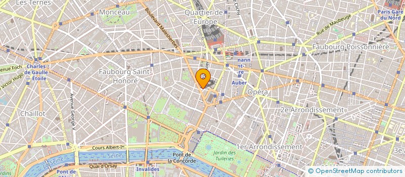 localisation de l'entreprise GOLFOCEAN à PARIS