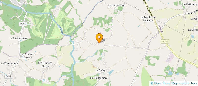 localisation de l'entreprise GOLFORME à SAUTRON
