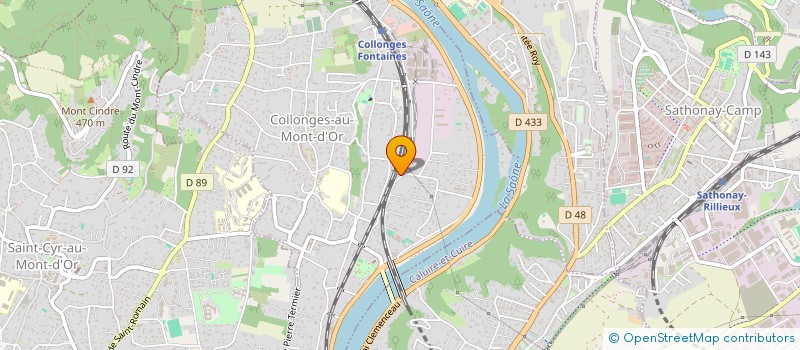 localisation de l'entreprise GOLFWEDO  COLLONGES-AU-MONT-D'OR