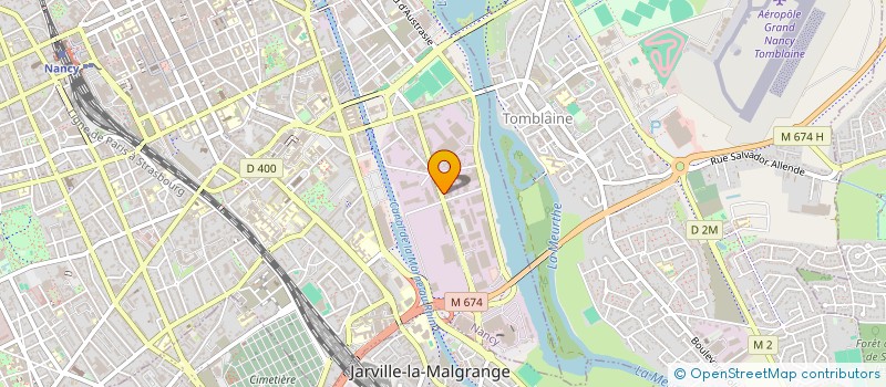 localisation de l'entreprise GOLFYZ  NANCY