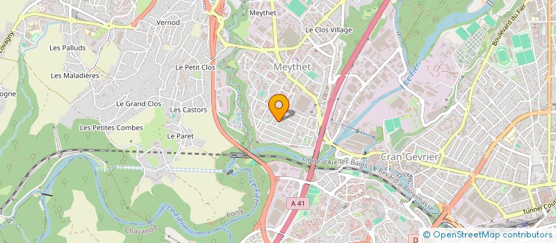 localisation de l'entreprise GOLGOTH à ANNECY