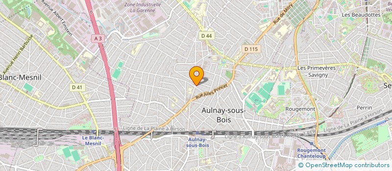 localisation de l'entreprise GOLGOTHA à AULNAY-SOUS-BOIS