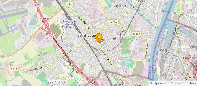 localisation de l'entreprise GOLIATH  SAINT-LOUIS