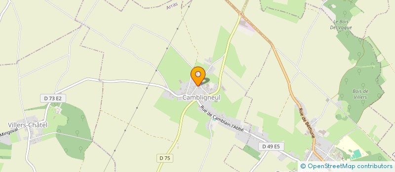 localisation de l'entreprise GOLIATH  CAMBLIGNEUL