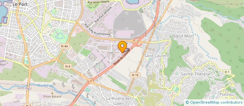 localisation de l'entreprise GOLIATHTECH REUNION  LE PORT