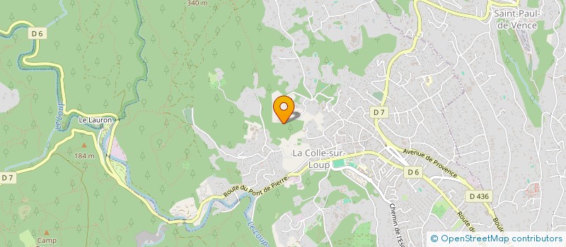 localisation de l'entreprise GOLISTANE  LA COLLE-SUR-LOUP