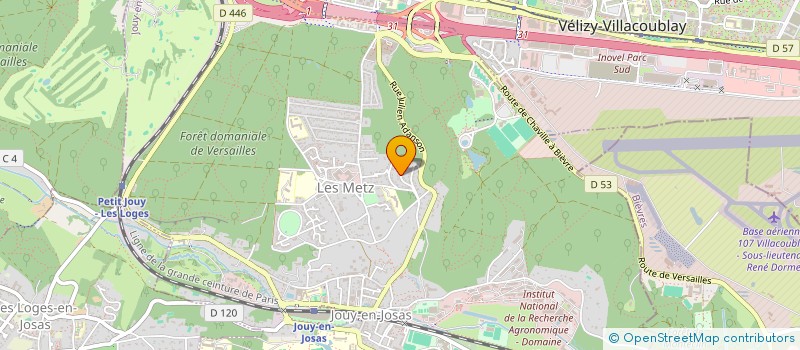 localisation de l'entreprise GOLIVING SCI  JOUY-EN-JOSAS