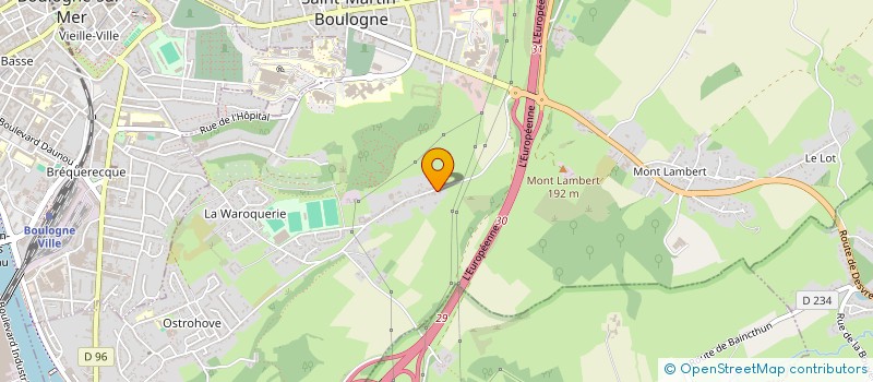 localisation de l'entreprise GOLLIANT  SAINT-MARTIN-BOULOGNE