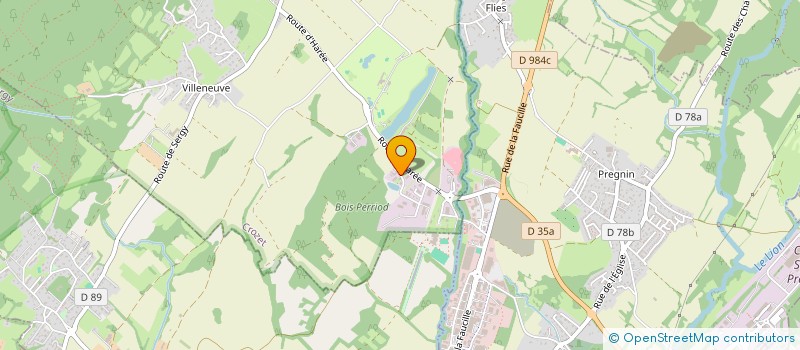 localisation de l'entreprise GOLLIET & LENG  CROZET