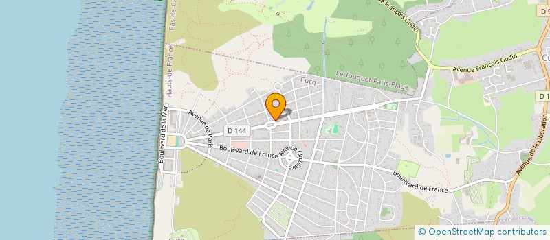 localisation de l'entreprise GOLLIOT DISTRIBUTION à CUCQ