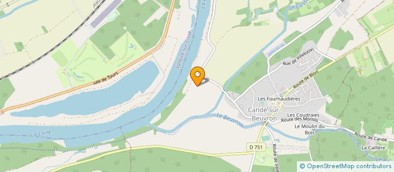 localisation de l'entreprise GOLMAR à CANDE-SUR-BEUVRON