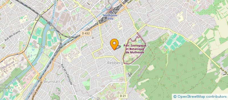 localisation de l'entreprise GOLMAT  MULHOUSE