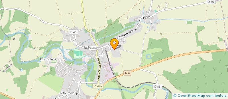 localisation de l'entreprise GOLNES  ESTERNAY