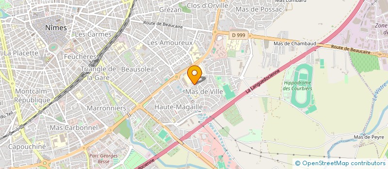 localisation de l'entreprise GOLO  NIMES