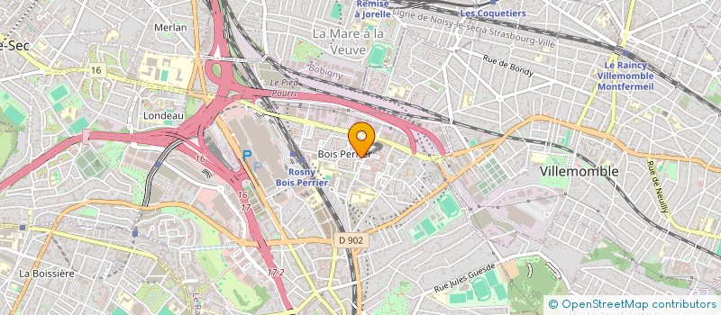 localisation de l'entreprise GOLO TRANSPORT à ROSNY-SOUS-BOIS