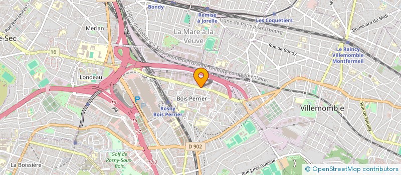 localisation de l'entreprise GOLOSO à ROSNY-SOUS-BOIS