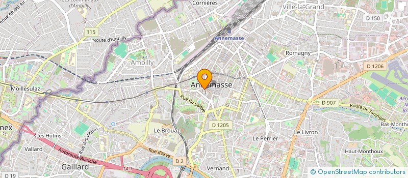 localisation de l'entreprise GOLPE DIFFUSION SARL à ANNEMASSE