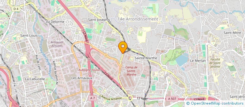 localisation de l'entreprise GOLT  MARSEILLE