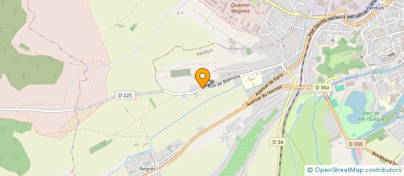 localisation de l'entreprise GOLTRANT à VERDUN