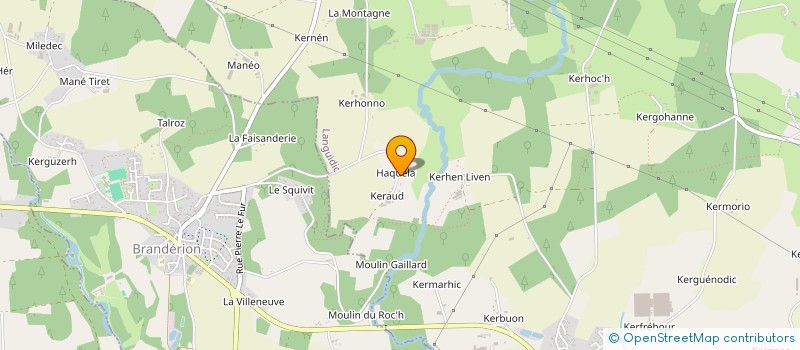 localisation de l'entreprise GOLUD  LANGUIDIC