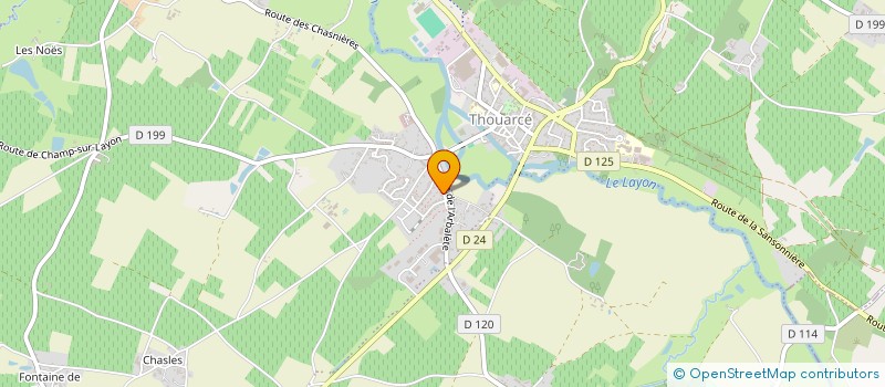 localisation de l'entreprise GOLVINE DE LERGAT  TERRANJOU