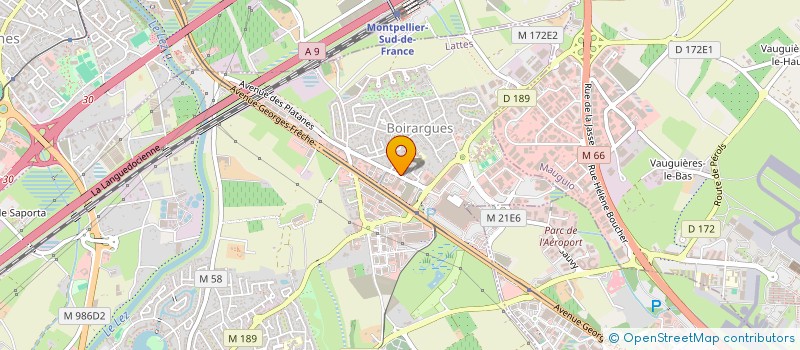 localisation de l'entreprise GOLYA à LATTES