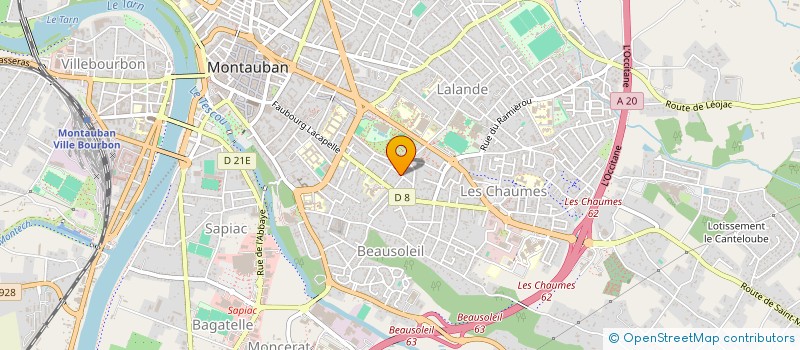 localisation de l'entreprise GOM  MONTAUBAN