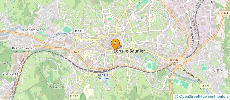 localisation de l'entreprise GOM à LONS-LE-SAUNIER