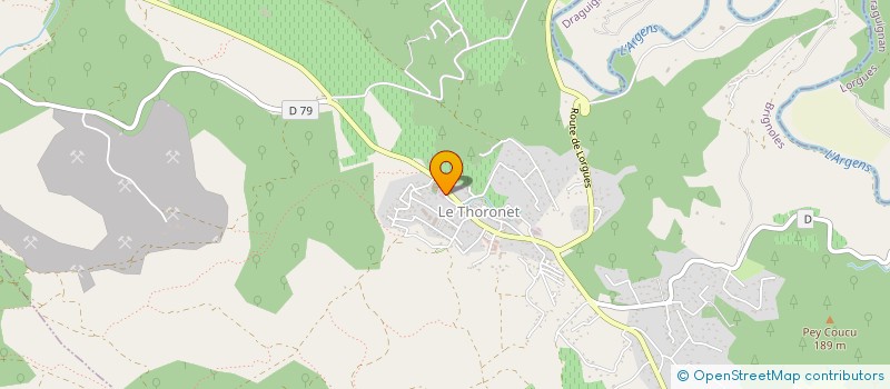 localisation de l'entreprise GOM BUSTER  LE THORONET