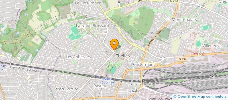 localisation de l'entreprise GOM CONSULTING  CHELLES