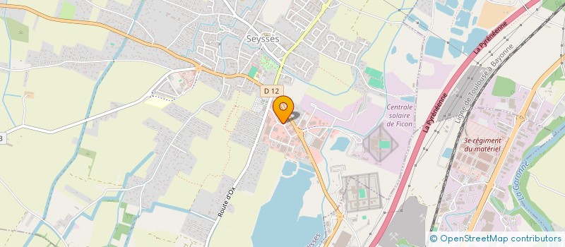 localisation de l'entreprise GOM GLASS  SEYSSES