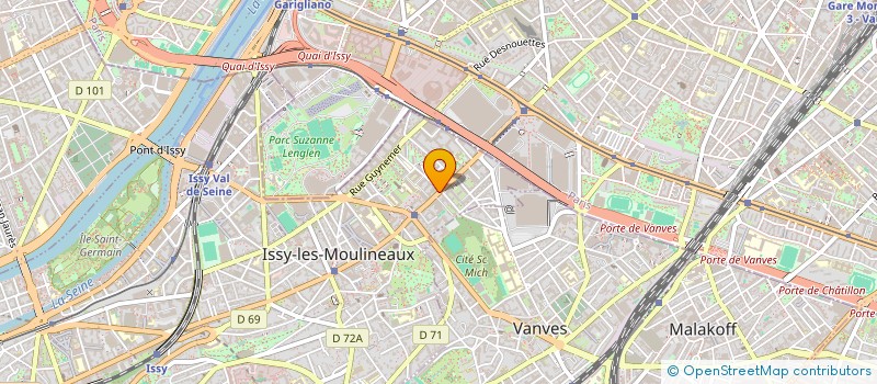 localisation de l'entreprise GOMA à ISSY-LES-MOULINEAUX
