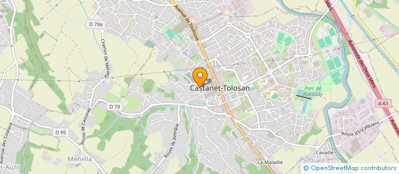 localisation de l'entreprise GOMA ESPERANCE à CASTANET-TOLOSAN
