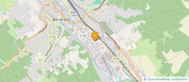 localisation de l'entreprise GOMADENT SNC à BAR-LE-DUC