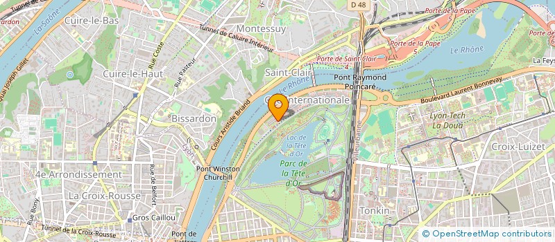 localisation de l'entreprise GOMAKS à LYON