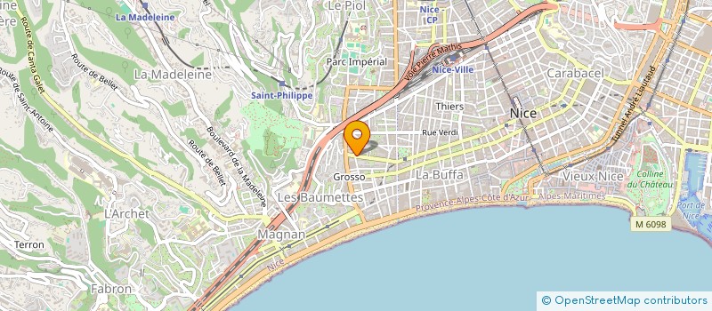 localisation de l'entreprise GOMAL SCI à NICE