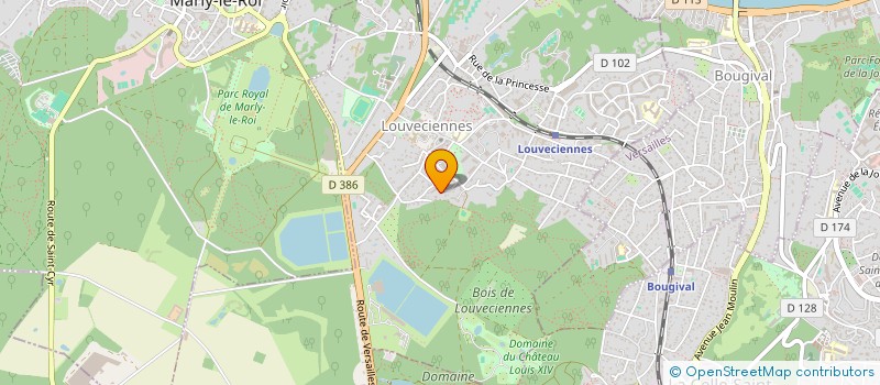 localisation de l'entreprise GOMAR  LOUVECIENNES